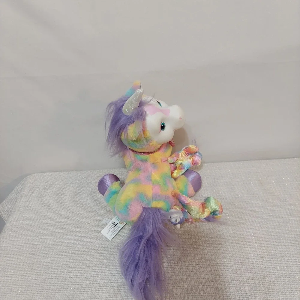 2017 Unicorn Surprise Plush Pastel Tie Dye Mom 2 Babies Pastel‎ Stuffed Doll 10